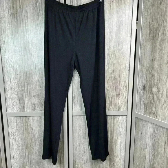 Rabbit Designs Pants 12 Ribbed Straight Leg Pull On Stretch Made in USA - Picture 1 of 8